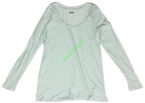 New Old Navy Maternity Clothes Mint Solid L/S Top Women's NWOT Size Large - Picture 1 of 3