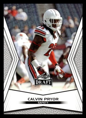 2014 Leaf Draft Gold #11 Calvin Pryor - Image 1 of 2