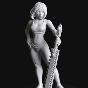 Sisters of Battle without Armour 05b - 28mm Scale Resin Miniature by Manufaktura - Bild 1 von 5