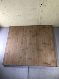 Ikea LAMPLIG Wooden Cutting Chopping Bamboo Board 21 x 18" Large 2 Sided - Picture 1 of 9