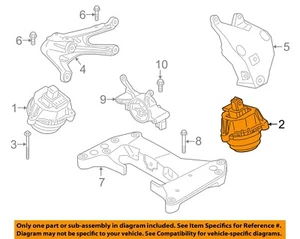 BMW OEM 17-19 530e xDrive Engine Engine Trans Mounting-Motor Mount 22116860487 - Picture 1 of 2