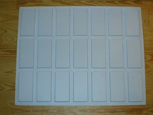 24 SUBWAY TILE MOLDS #0925 FLAT FACE BRICK VENEER MAKES 1000s OF BRICKS OR TILES - Picture 1 of 8
