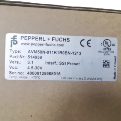 1PCS NEW Pepperl+Fuchs AVM58N-011K1R0BN-1213 encoder AVM58N011K1R0BN1213 Brand  - Image 1 of 3