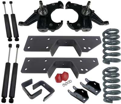 Kit de bajada y amortiguadores de 4"/6" para Chevrolet C10 con rotores de 1,25" 1973-1987 Foto 1 de 4