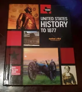 TEKS United States History to 1877 Student Edition Middle School Text Book, 2016 - Picture 1 of 3