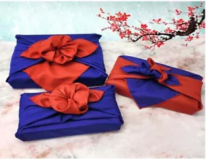 Korea Traditional Cloth Craft Gift Wrapping Bojagi Home Interior Holiday Visit L - Picture 1 of 9