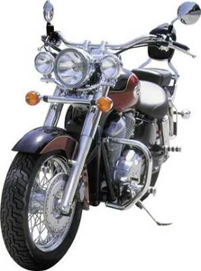 Spaan chrome steel paramotor Ø 30mm specific for Honda VT 400-750 Shadow - Picture 1 of 2