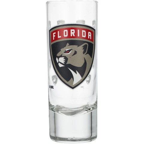 Florida Panthers 2.5oz. Satin-Etched Tall Shot Glass Cover