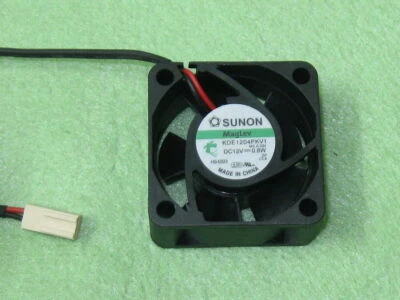 SUNON Maglev KDE1204PKV1 4020 40mm x 20mm Cooler Cooling Fan 12V 0.8W 2Pin B159a - Image 1 of 4