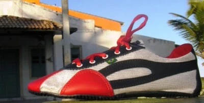 Taygra Brasil Rojo Blanco y Azul EE. UU. Zapatillas Delgadas Flexibles y Ligeras Zapatos Talla 6 Foto 1 de 2