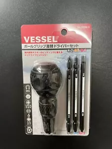 Bessel VESSEL Ball PROKON Grip Screwdriver set No.220W-3 Japan - Picture 1 of 7