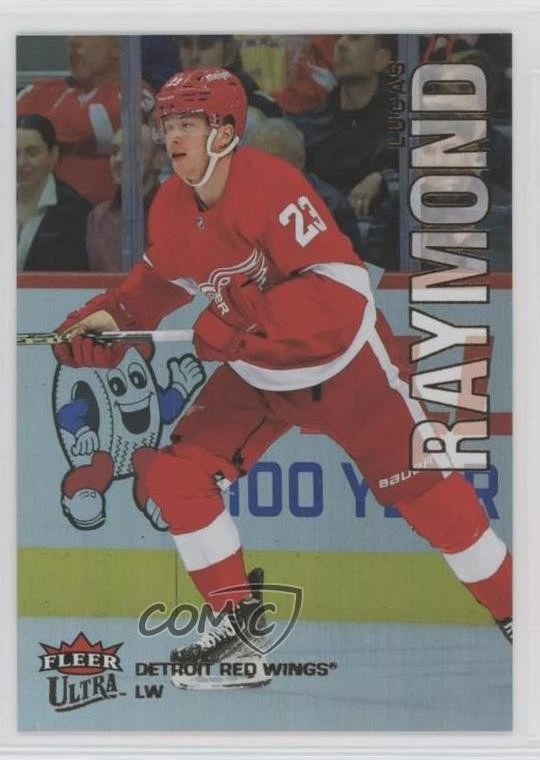 2022-23 Upper Deck Fleer Ultra Rainbow Foil Lucas Raymond #133 - Image 1 of 2