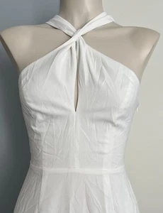 New Keepsake The Label Closer Maxi Dress Sz S Ivory Lined Cocktail Party Nwt - Picture 1 of 10