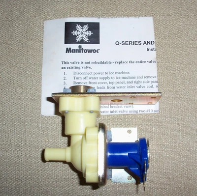 Válvula de entrada de agua Manitowoc 7601123 110/120 voltios 76-0112-3 OEM VÁLVULA ORIGINAL Foto 1 de 3