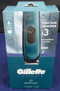 Recortadora de pelo púbico íntima Gillette Braun i3 SkinFirst impermeable TOTALMENTE NUEVA - Imagen 1 de 2