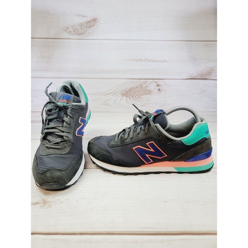 Scarpe sneakers casual New Balance uomo 515 ML515DG nero verde arancione taglia 10 D