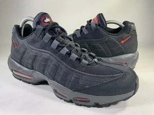Nike Air Max 95 Black University Red Grey White Mens Size 9.5 DV5672-001 - Picture 1 of 9