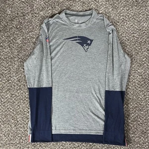 New England Patriots Nike Long Sleeve T-Shirt On-Field Dri-Fit Men's Size XL New - Picture 1 of 4