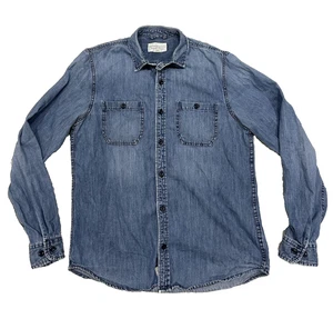 Camicia uomo manica lunga L Denim & Supply 1967 Ralph Lauren colore blu - Foto 1 di 8