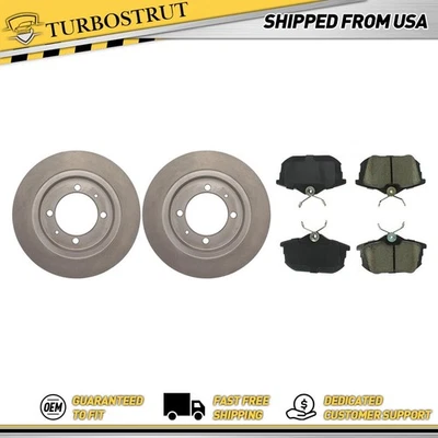 Kit de freio e rotores de freio traseiros Centric OE para Volvo V40 Volvo 1999-2004 - Imagem 1 de 4