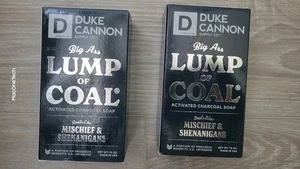2 nuevos jabones de carbón Duke Cannon Big Ass Lump 10 oz carbón activado EA - Imagen 1 de 3