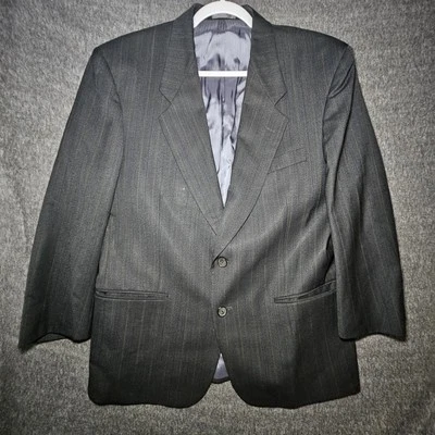 Abrigo deportivo vintage Givenchy Monsieur Blazer 42R gris lana EE. UU. Foto 1 de 4