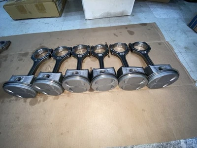 08-14 Honda Odyssey Pilot Accord J35A VCM Pistons And Connecting Rods R70-A00 - Image 1 of 4