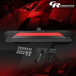 PASO DE ENGANCHE DE REMOLQUE TRASERO NEGRO DE 6,25" DE ANCHO PARA CAMIONETA PICKUP DE 2" SUV - Imagen 1 de 5