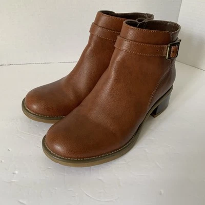 Rockport Mujer Kirtland Marrón Botines Cremallera Cuero Talla 7 Foto 1 de 4