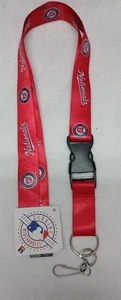 Washington Nationals Premium 24" Long Nylon Breakaway ID Holder/Lanyard/Keychain - Picture 1 of 1
