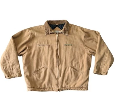 Colorado Timberline Tan Khaki Brown Workwear Chore Jacket Size 2XL Full Zip - Image 1 of 4