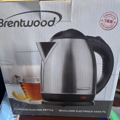 BRENTWOOD® 1.5-Liter Stainless Steel Cordless Electric Kettle (Stainless Steel) - Image 1 of 4