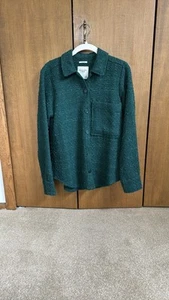 Abercrombie Teal Shirt Jacket - Picture 1 of 2