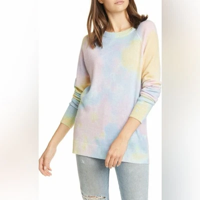 Suéter Otoño Cachemira Pastel Manchado Cachemira Soñador Supersuave Talla S Foto 1 de 4