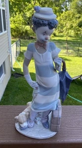 Lladro Figurine ON THE MOVE CLOWN w/ Dog #5838 Gloss Finish - Picture 1 of 9