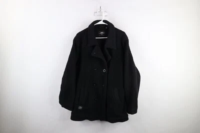 Chaqueta De Colección Harley Davidson Para Mujer 2X Envejecida Pila Profunda Polar Doble Pecho Foto 1 de 4