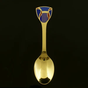 Danish Gilded Christmas Spoon, 2007 - Georg Jensen/ A. Michelsen - Picture 1 of 1