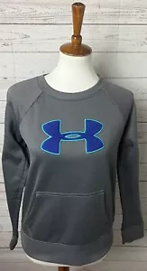 SUDADERA UNDER ARMOUR COLD GEAR MUJER PEQUEÑA GRIS SEMI-AJUSTADA 100% POLIÉSTER - Imagen 1 de 7