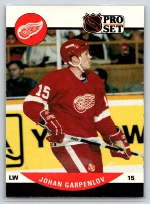 1990-91 Pro Set #605 Johan Garpenlov - Image 1 of 2