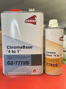 CROMAX ChromaBase 4 to 1 G-2 7779S Snap Dry Clear Coat With Activator 7785s - Picture 1 of 2