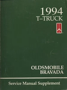 1994 Oldsmobile Bravada Service Manual Supplement (T-Truck) - Picture 1 of 1