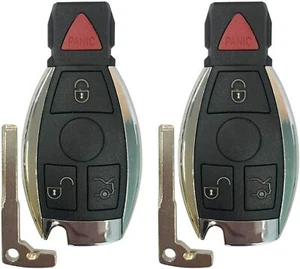 2pcs Replacement for Benz 06-11 IYZ3317 Keyless Entry Remote Car Key Fob Control - Picture 1 of 8