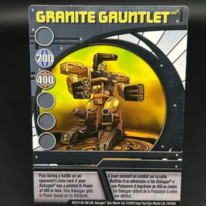 Bakugan GRANITE GAUNTLET Blue Ability Card 2009 BA753-AB-SM-GBL 34/48ah - Bild 1 von 7