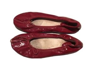 bloch girls red slip ons size 35 - Picture 1 of 3