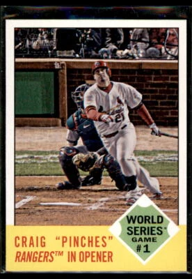 2012 Topps Heritage  Allen Craig #142 St. Louis Cardinals   WS, HL - Image 1 of 2