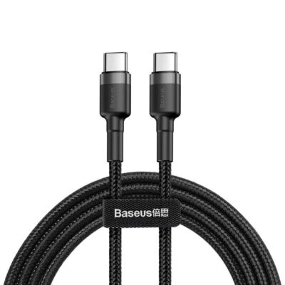 USB type C to Cable 2m grey black BASEUS - Image 1 of 3