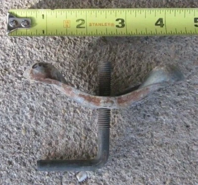 1977 Cadillac Deville Fleetwood Trunk Jack Hold-Down J Hook & Wing Nut Orig 77 - Image 1 of 2