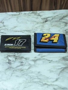 Lot Of 2 Vintage Jeff Gordon #24 & Matt Kenseth #17 NASCAR Tri-Fold Wallets - Picture 1 of 7