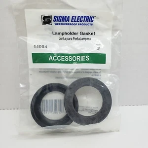 Sigma Electric Lampholder Gasket for outdoor lighting 2 pcs. #14004 - Picture 1 of 2