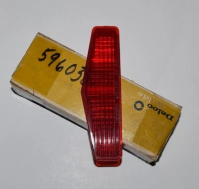 NOS 1968 CADILLAC DEVILLE CALAIS FLEETWOOD CC REAR SIDE MARKER LAMP LENS 5960389 - Image 1 of 4
